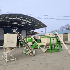 Animal Poultry Chicken Pig Sheep Cattle Feed Pellet Machine Line